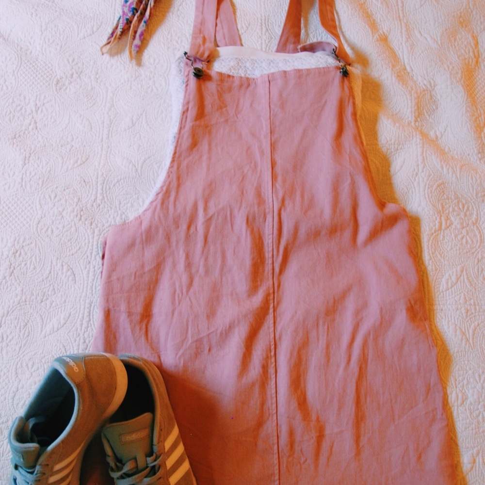 Pink Overall Dress
